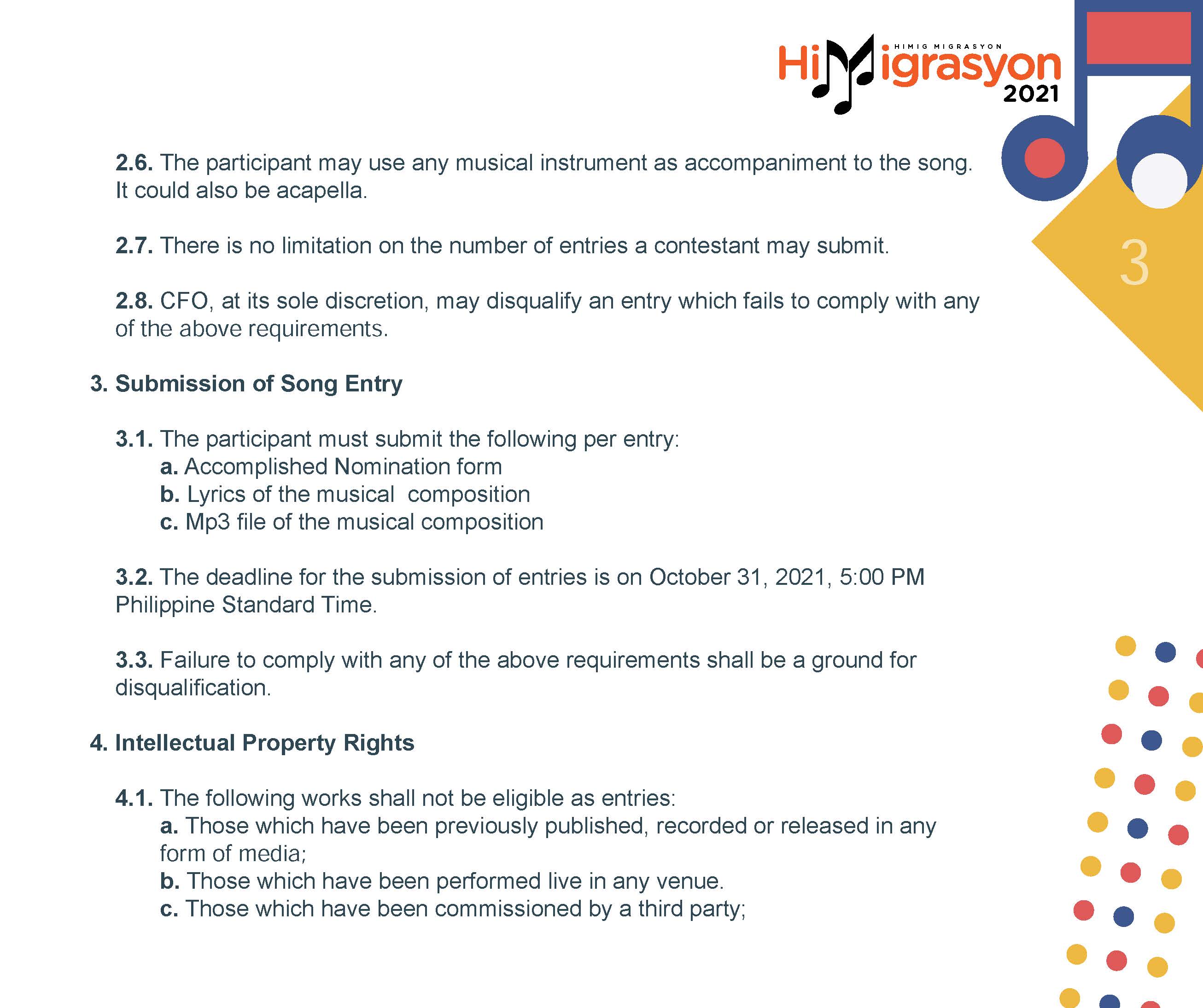 Himigrasyon 2021 Mechanics Terms and Conditions Page 3