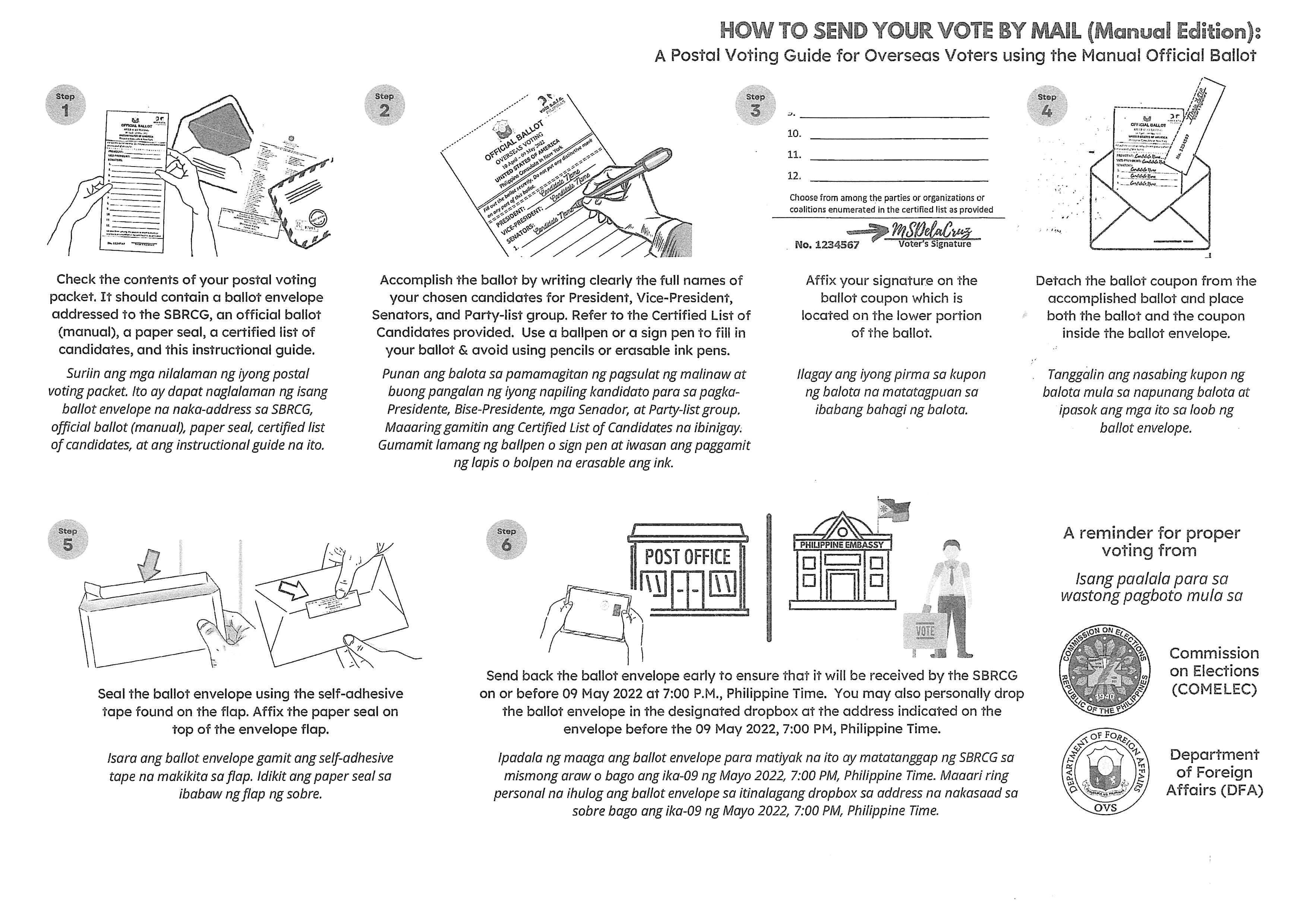 VOTING INSTRUCTIONS Page 1