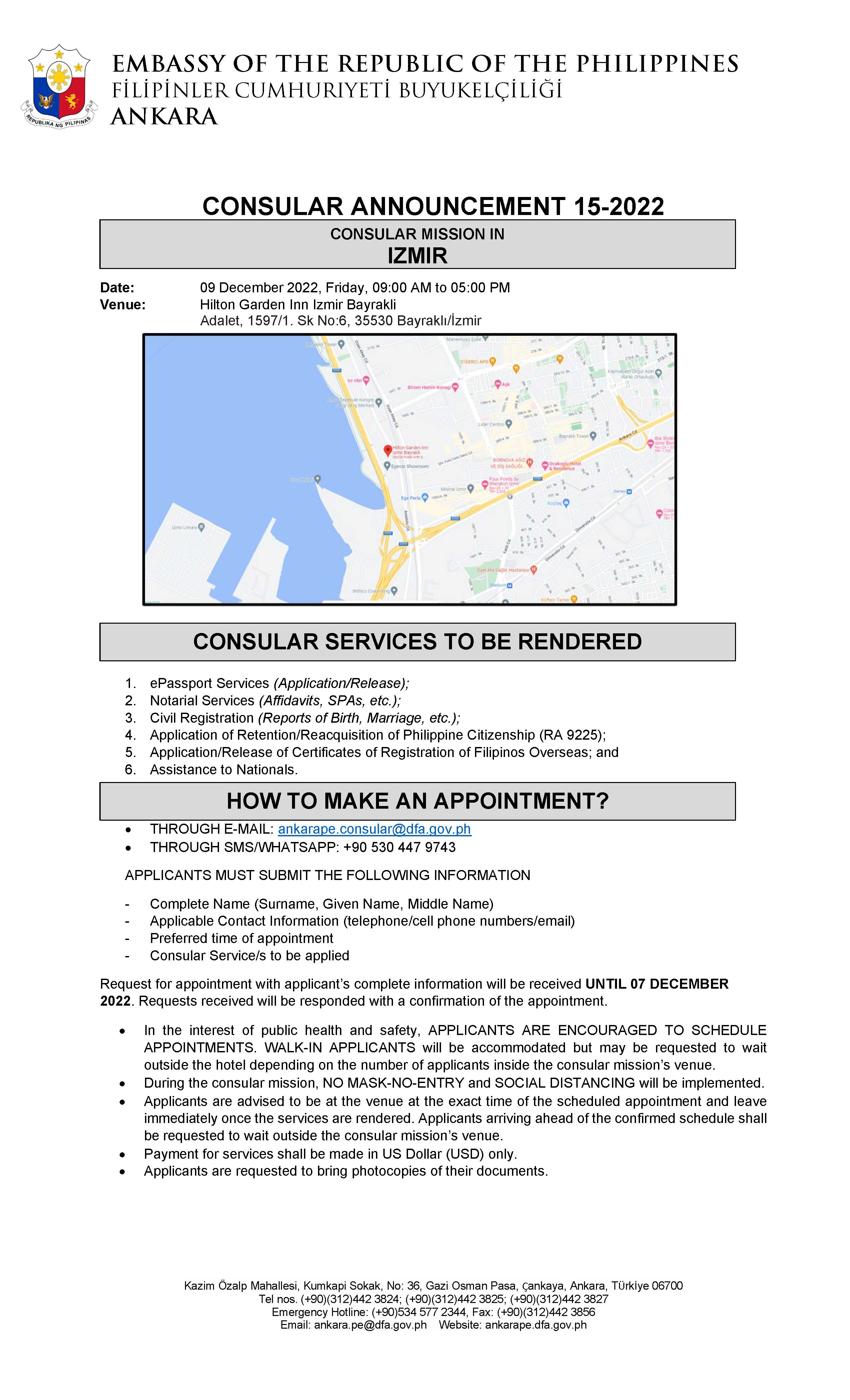 2022Nov28.Announcement.Consular Mission in Izmir 09Dec2022.rev2