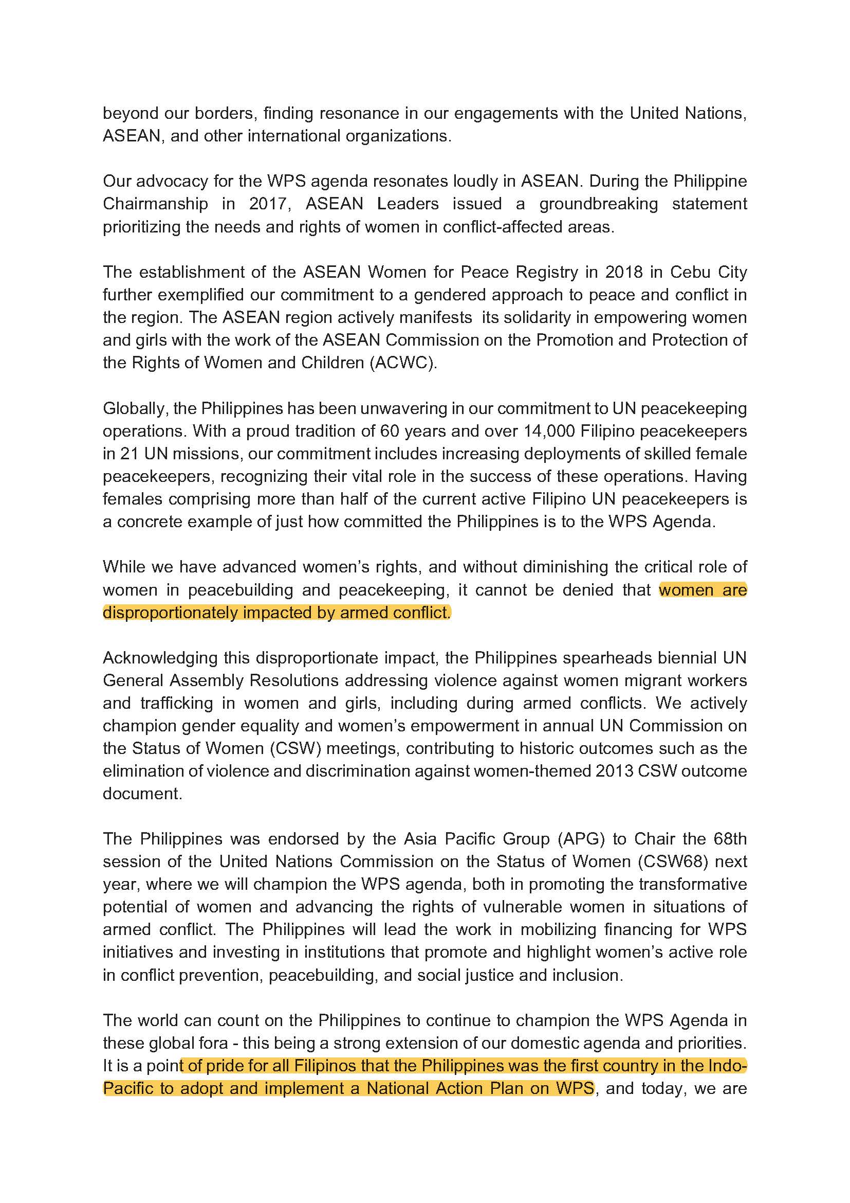 2. Closing Remarks of SFA Manalo Launch of NAPWPS 11 Dec 2023 Page 2