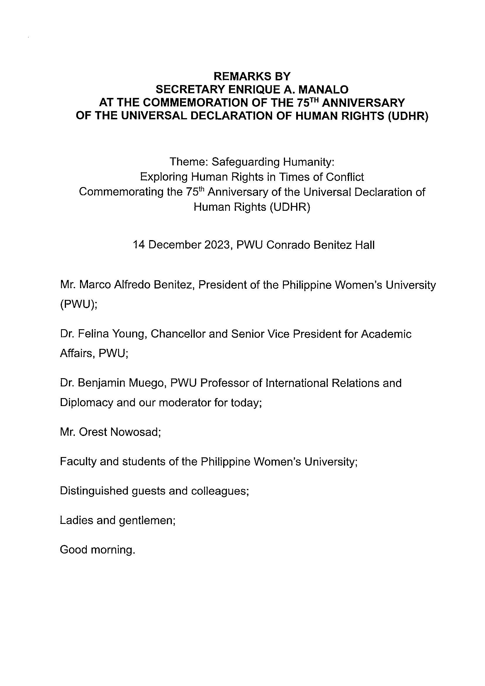 4. PWU Speech of SFA 2 8 Page 1